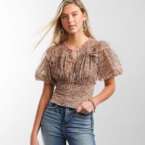 Free People Beatrice Lace Up Top